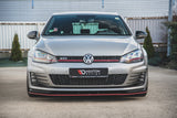 Maxton Design Racing Front Ansatz passend für VW Golf 7 GTI