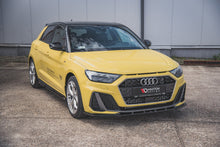 Laden Sie das Bild in den Galerie-Viewer, Maxton Design Front Ansatz passend für V.1 Audi A1 S-Line GB schwarz Hochglanz