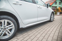 Laden Sie das Bild in den Galerie-Viewer, Maxton Design Seitenschweller Ansatz passend für Toyota Corolla XII Touring Sports schwarz Hochglanz