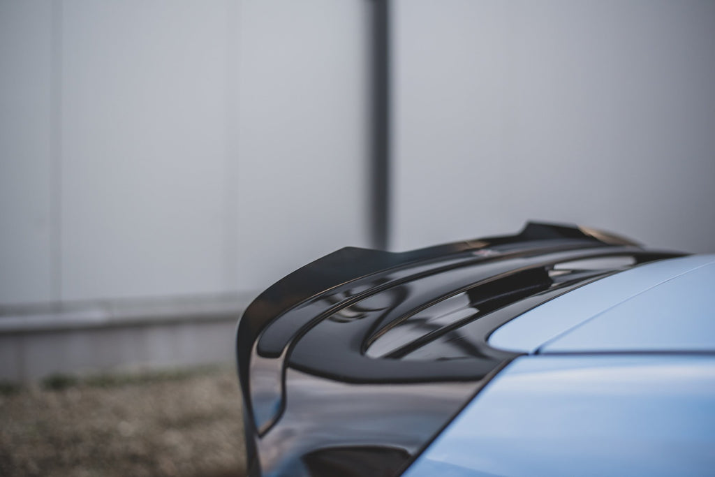 Maxton Design Spoiler CAP passend für V.2 Hyundai I30 N Mk3 Hatchback schwarz Hochglanz