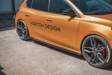 Laden Sie das Bild in den Galerie-Viewer, Maxton Design Seitenschweller Ansatz passend für V.4 Ford Focus ST / ST-Line Mk4 schwarz Hochglanz