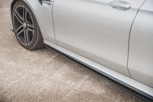 Laden Sie das Bild in den Galerie-Viewer, Maxton Design Seitenschweller Ansatz passend für Mercedes-Benz E63 AMG Kombi S213 schwarz Hochglanz