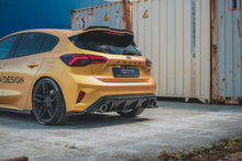 Laden Sie das Bild in den Galerie-Viewer, Maxton Design Diffusor Heck Ansatz passend für V.3 Ford Focus ST Mk4  schwarz Hochglanz