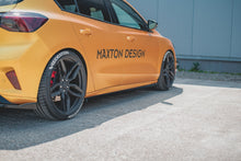 Laden Sie das Bild in den Galerie-Viewer, Maxton Design Seitenschweller Ansatz passend für V.5 Ford Focus ST / ST-Line Mk4 schwarz Hochglanz