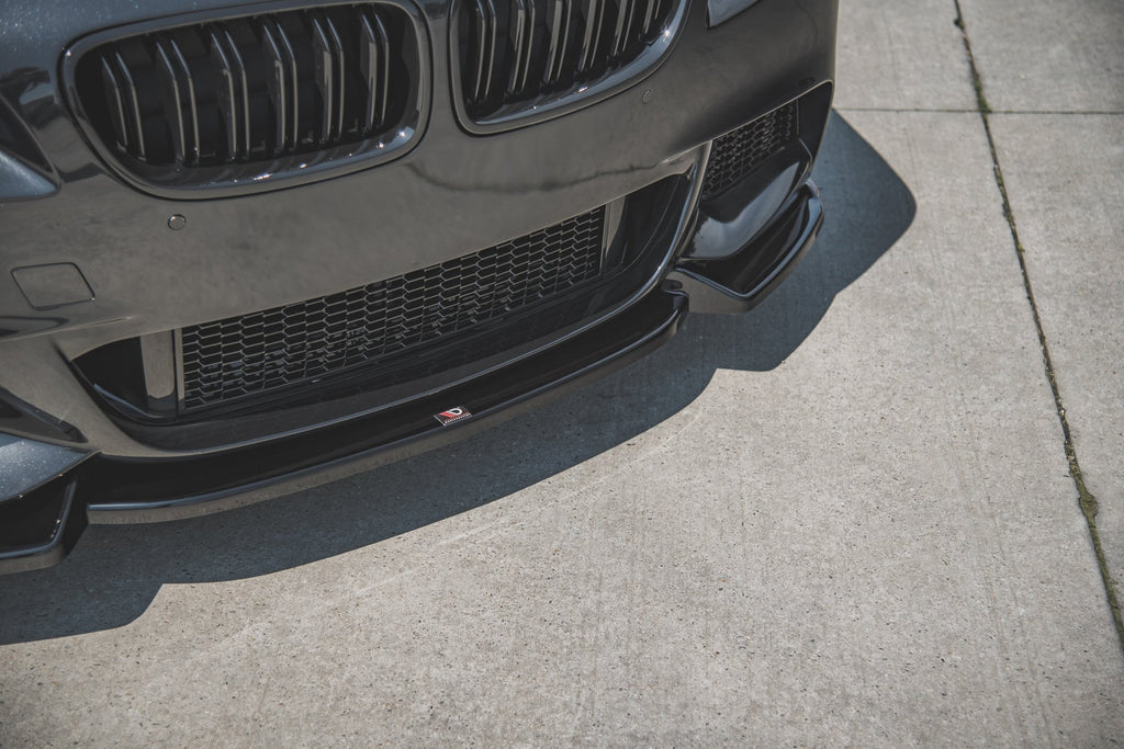 Maxton Design Front Ansatz V.3 für BMW 5er F10/F11 M-Paket schwarz Hochglanz