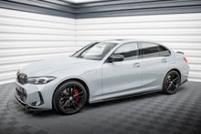 Laden Sie das Bild in den Galerie-Viewer, Maxton Design Seitenschweller Ansatz für BMW 3er M340i / M-Paket G20 / G20 Facelift schwarz Hochglanz