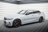 Maxton Design Seitenschweller Ansatz für BMW 3er M340i / M-Paket G20 / G20 Facelift schwarz Hochglanz
