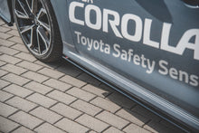 Laden Sie das Bild in den Galerie-Viewer, Maxton Design Seitenschweller Ansatz passend für Toyota Corolla XII Limousine schwarz Hochglanz