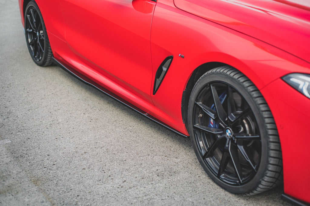 Maxton Design Seitenschweller Ansatz passend für Bmw M850i G15 schwarz Hochglanz