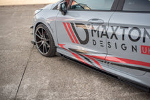 Laden Sie das Bild in den Galerie-Viewer, Maxton Design Seitenschweller Ansatz passend für V.3 Ford Fiesta Mk8 ST / ST-Line schwarz Hochglanz