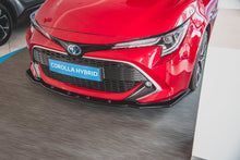 Laden Sie das Bild in den Galerie-Viewer, Maxton Design Front Ansatz passend für V.1 Toyota Corolla XII Touring Sports/ Hatchback schwarz Hochglanz