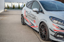 Laden Sie das Bild in den Galerie-Viewer, Maxton Design Seitenschweller Ansatz passend für V.4 Ford Fiesta Mk8 ST / ST-Line schwarz Hochglanz