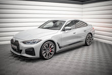 Laden Sie das Bild in den Galerie-Viewer, Maxton Design Seitenschweller Ansatz für V.1 für BMW 4er Gran Coupe M-Paket G26 schwarz Hochglanz