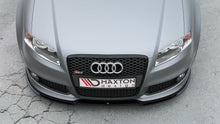 Laden Sie das Bild in den Galerie-Viewer, Maxton Design Front Ansatz passend für V.1 Audi RS4 B7 schwarz Hochglanz