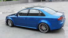Laden Sie das Bild in den Galerie-Viewer, Maxton Design Seitenschweller Ansatz passend für Audi RS4 B7 schwarz Hochglanz