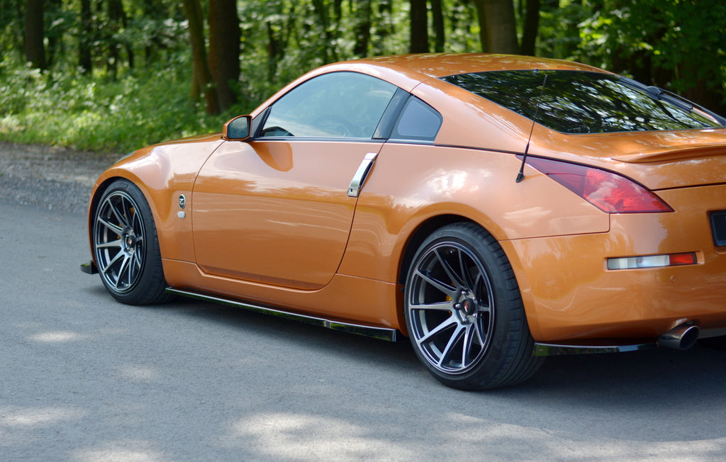 Maxton Design Seitenschweller Ansatz passend für NISSAN 350Z schwarz Hochglanz