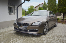 Laden Sie das Bild in den Galerie-Viewer, Maxton Design Seitenschweller Ansatz passend für BMW 6er GRAN COUPE schwarz Hochglanz
