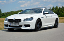 Laden Sie das Bild in den Galerie-Viewer, Maxton Design Seitenschweller Ansatz passend für BMW 6er F13 M Paket schwarz Hochglanz
