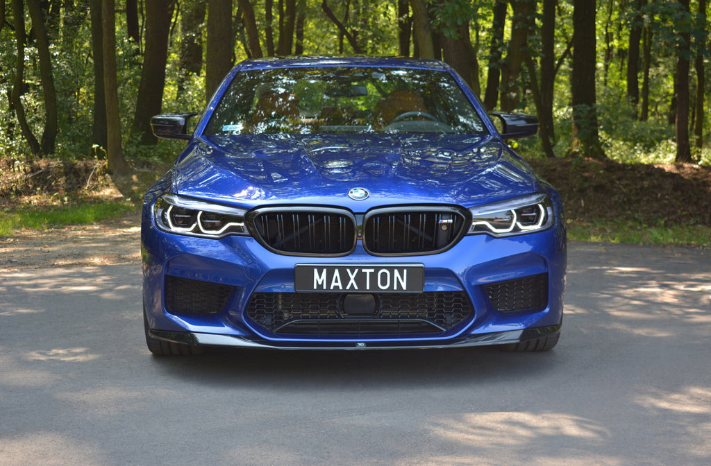 Maxton Design Front Ansatz passend für V.1 BMW M5 F90 schwarz Hochglanz