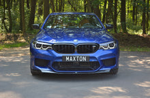 Laden Sie das Bild in den Galerie-Viewer, Maxton Design Front Ansatz passend für V.1 BMW M5 F90 schwarz Hochglanz