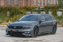 Laden Sie das Bild in den Galerie-Viewer, Maxton Design Seitenschweller Ansatz passend für Volkswagen Passat R-Line B8 schwarz Hochglanz