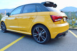 Maxton Design Seitenschweller Ansatz passend für Audi S1 8X schwarz Hochglanz