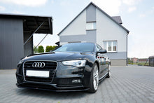 Laden Sie das Bild in den Galerie-Viewer, Maxton Design Front Ansatz passend für V.1 Audi S5 / A5 S-Line 8T FL schwarz Hochglanz