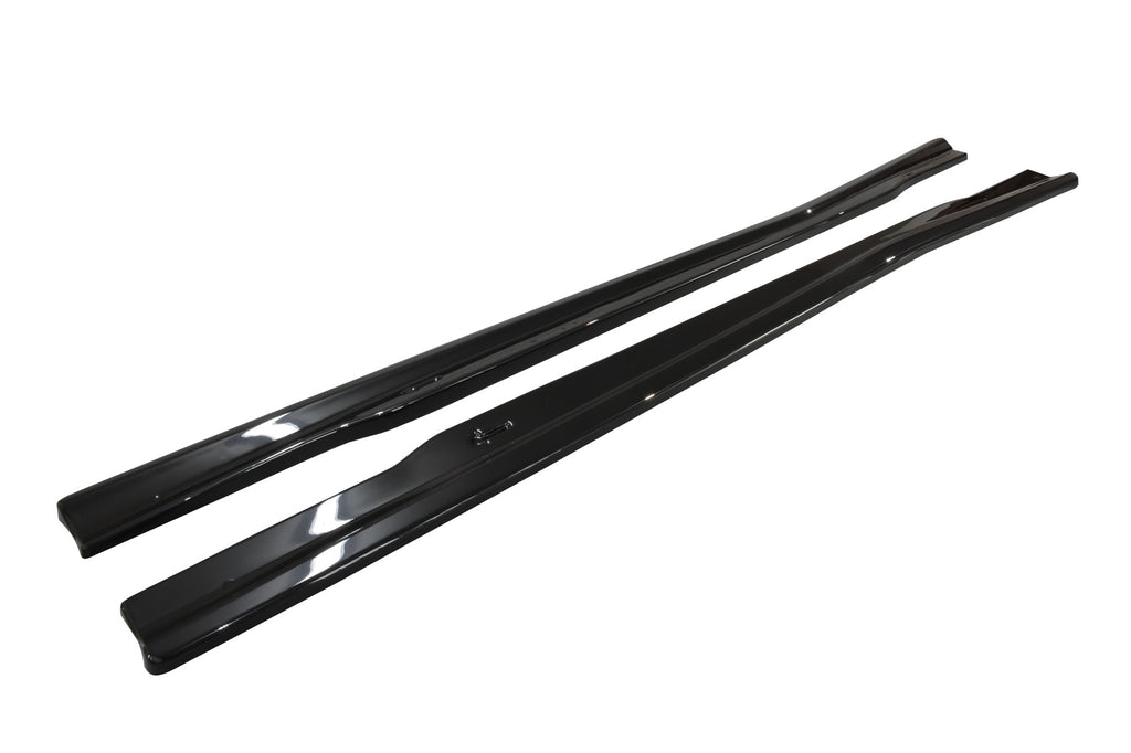 Maxton Design Seitenschweller Ansatz passend für Mercedes E63 AMG W212  schwarz Hochglanz