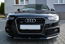 Laden Sie das Bild in den Galerie-Viewer, Maxton Design Front Ansatz passend für V.1 Audi S5 / A5 S-Line 8T FL schwarz Hochglanz