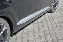 Laden Sie das Bild in den Galerie-Viewer, Maxton Design Seitenschweller Ansatz passend für Audi SQ7 / Q7 S-Line Mk.2 schwarz Hochglanz