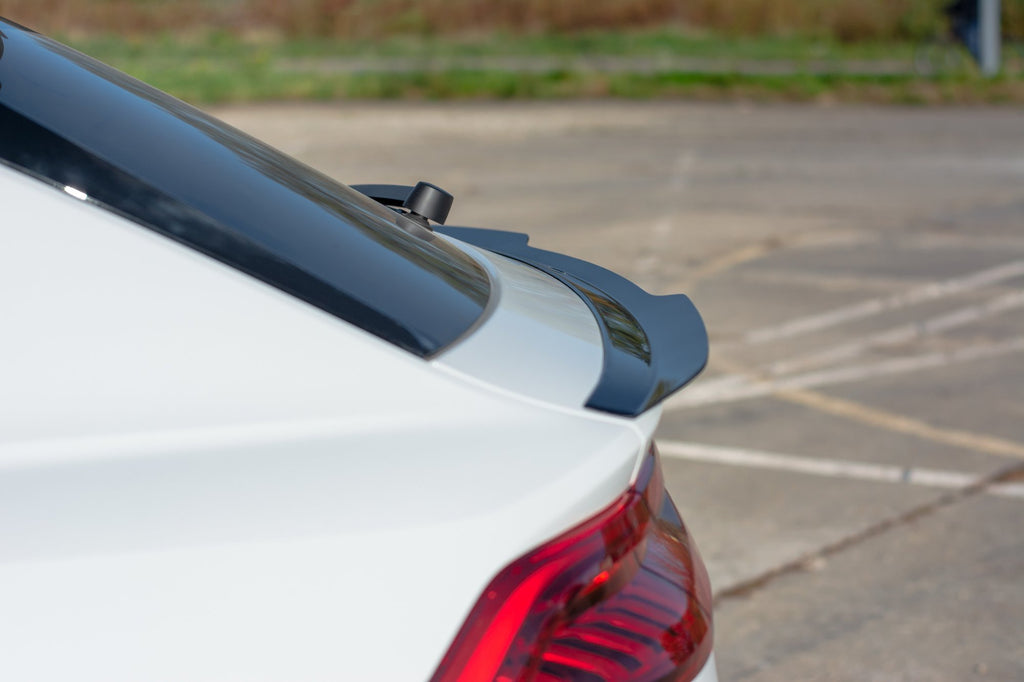 Maxton Design Spoiler CAP passend für V.2 Audi Q8 S-line schwarz Hochglanz