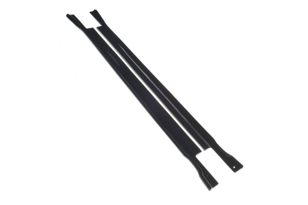 Maxton Design Seitenschweller Ansatz passend für BMW X4 M-Paket G02 schwarz Hochglanz