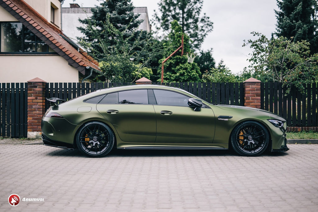 Maxton Design Seitenschweller Ansatz passend für Mercedes-AMG GT 63S 4 Türer Coupe schwarz Hochglanz