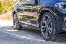 Laden Sie das Bild in den Galerie-Viewer, Maxton Design Seitenschweller Ansatz passend für BMW X4 M-Paket G02 schwarz Hochglanz