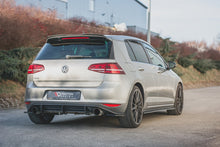 Laden Sie das Bild in den Galerie-Viewer, Maxton Design Seitenschweller Ansatz passend für V.2 VW Golf 7 GTI (verengen) schwarz Hochglanz