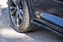 Laden Sie das Bild in den Galerie-Viewer, Maxton Design Seitenschweller Ansatz passend für BMW X4 M-Paket G02 schwarz Hochglanz