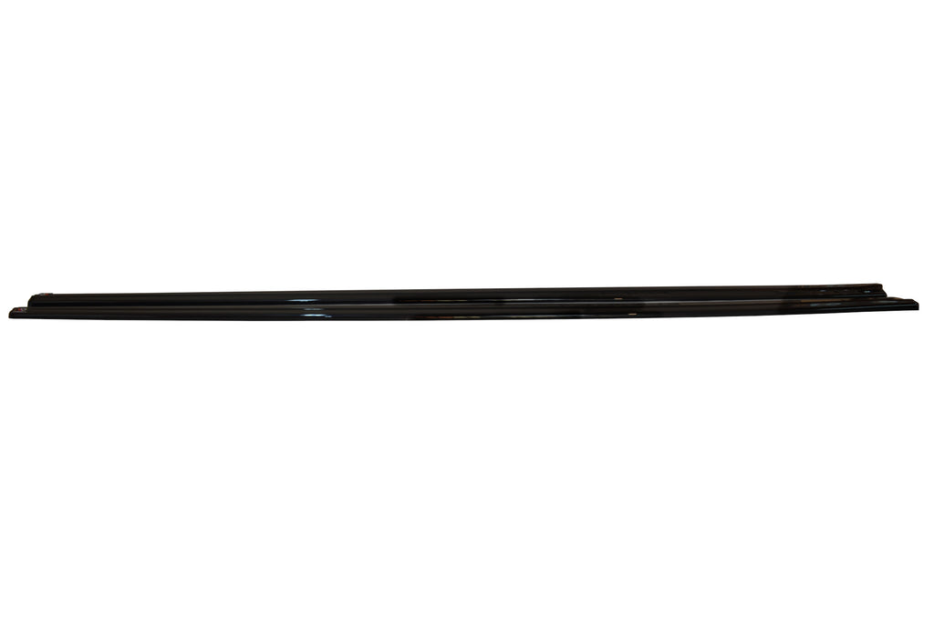 Maxton Design Seitenschweller Ansatz passend für BMW 3er F30 PHASE-II SEDAN M-SPORT schwarz Hochglanz