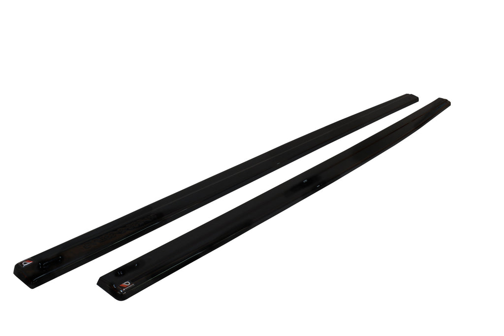 Maxton Design Seitenschweller Ansatz passend für Audi RS5 F5 Coupe schwarz Hochglanz
