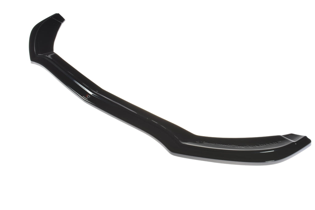 Maxton Design Front Ansatz passend für V.1 MERCEDES- BENZ C-KLASSE W205 COUPE AMG-LINE schwarz Hochglanz