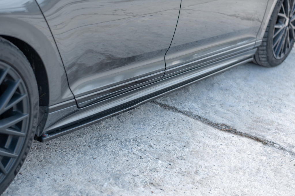 Maxton Design Seitenschweller Ansatz passend für Volkswagen Passat R-Line B8 schwarz Hochglanz