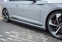 Laden Sie das Bild in den Galerie-Viewer, Maxton Design Seitenschweller Ansatz passend für Audi RS5 F5 Coupe schwarz Hochglanz