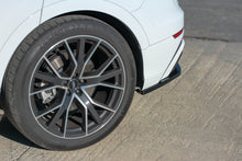 Laden Sie das Bild in den Galerie-Viewer, Maxton Design Heck Ansatz Flaps Diffusor passend für Audi Q8 S-line schwarz Hochglanz