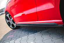 Laden Sie das Bild in den Galerie-Viewer, Maxton Design Seitenschweller Ansatz passend für  VOLKSWAGEN POLO MK5 GTI 6R vor Facelift schwarz Hochglanz