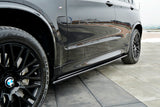 Maxton Design Seitenschweller Ansatz passend für BMW X5 F15 M50d schwarz Hochglanz