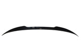 Maxton Design Spoiler CAP passend für V.2  BMW 1er F20/F21 M-POWER FACELIFT  schwarz Hochglanz