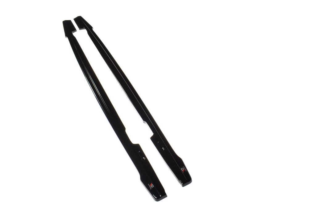 Maxton Design Seitenschweller Ansatz passend für BMW 1er E81/ E87 FACELIFT schwarz Hochglanz