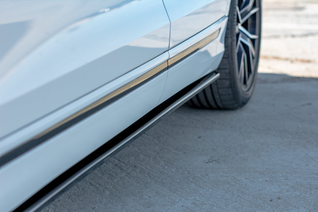 Maxton Design Seitenschweller Ansatz passend für Audi Q8 S-line schwarz Hochglanz