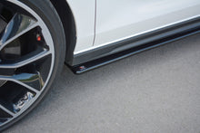 Laden Sie das Bild in den Galerie-Viewer, Maxton Design Seitenschweller Ansatz passend für V.1 Hyundai I30 N Mk3 Hatchback / Fastback schwarz Hochglanz
