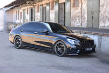 Laden Sie das Bild in den Galerie-Viewer, Maxton Design Seitenschweller Ansatz passend für Mercedes S-KLASSE AMG-LINE W222 schwarz Hochglanz