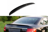 Maxton Design Spoiler CAP passend für Audi A6 S-line C6 Limousine schwarz Hochglanz